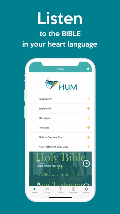 HUM Audio Bible App