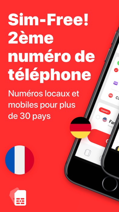 Screenshot #1 pour 2e numéro de téléphone TapCall