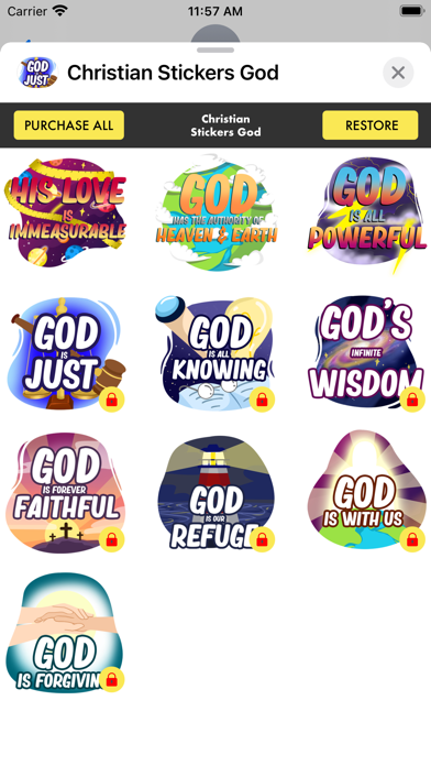 Christian Stickers - God Screenshot