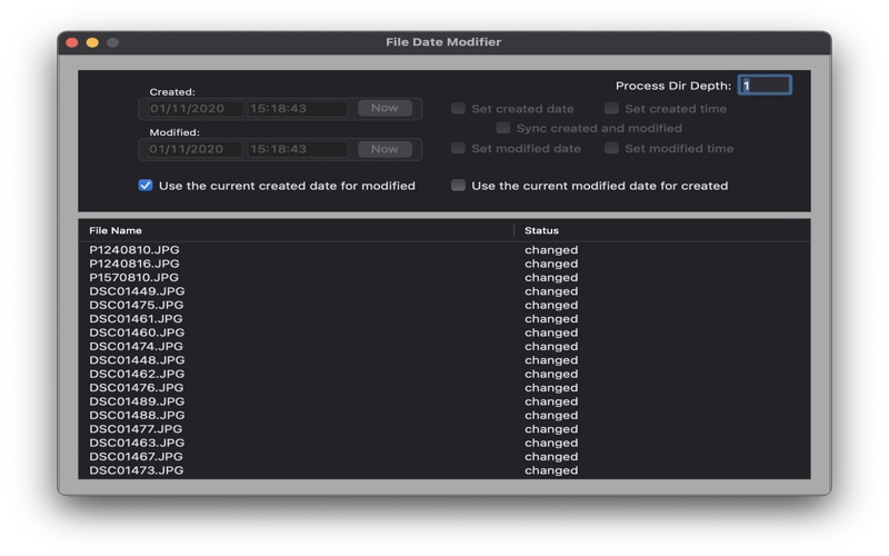 Screenshot #2 pour File Date Modifier