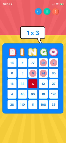 Game screenshot Times Table Bingo mod apk