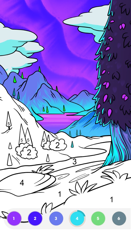 #2. Paint by Number: Coloring Game (iOS) 由: Wildlife Studios