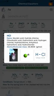 chemical equation iphone screenshot 2