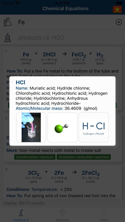 Chemical Equation