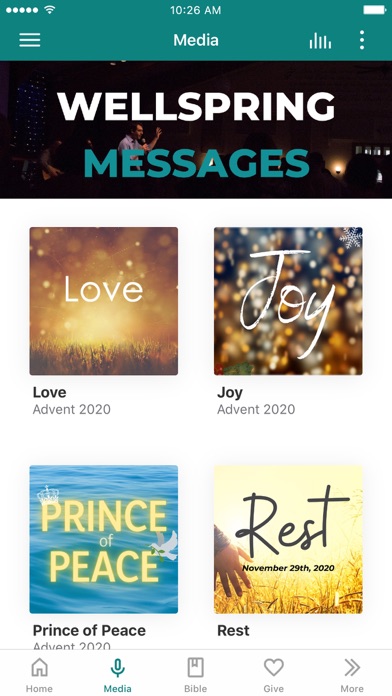Wellspring Worship Center Screenshot