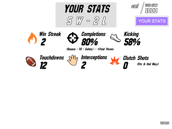 QB54 Scorer iPad screenshot 7 - Sports app