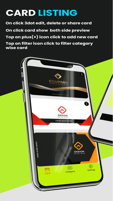 Screenshot #1 pour Fair Business Card Saver