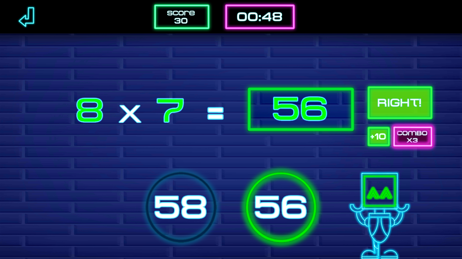 #3. Math-E Premium: Times tables (iOS) 由: Didactoons Games SL