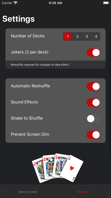 Deck of Cards - Virtual deck screenshot 4