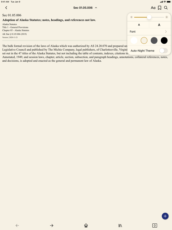 Screenshot #6 pour Alaska Statutes by PocketLaw
