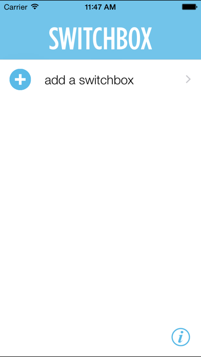 SwitchBox App Screenshot
