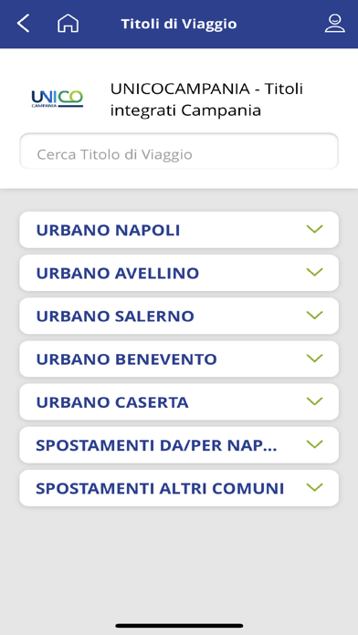 UNICO Campania app Screenshot