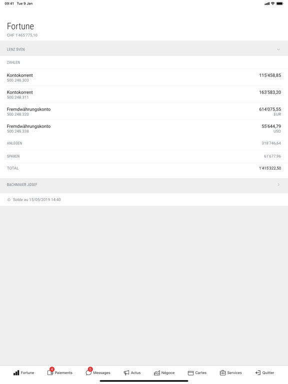 Screenshot #5 pour Mobile Banking Bank in Zuzwil