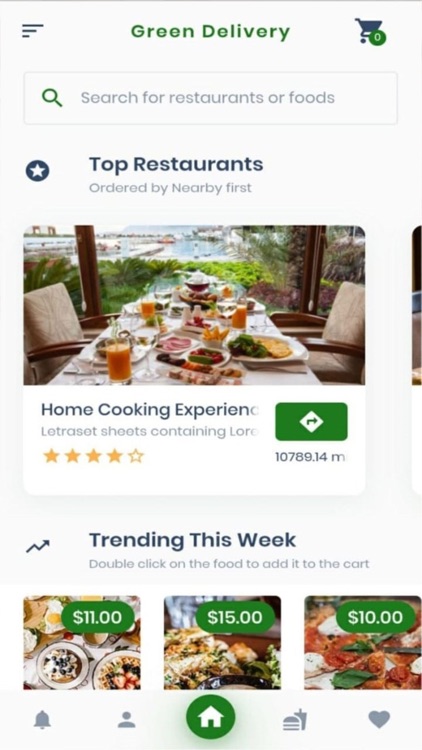 Green Del Online Food Delivery