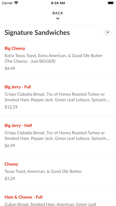 TOPZ Frozen Yogurt Metro Deli Screenshot