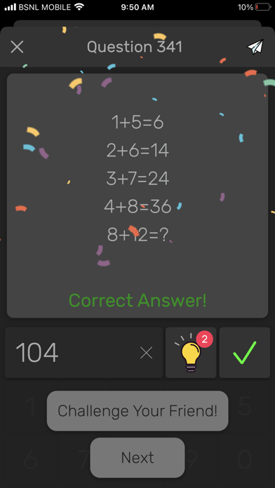 Screenshot #2 pour Brain Math: Logic Puzzle Games