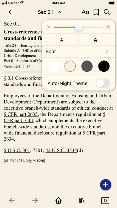 CFR 24 by PocketLaw Screenshot