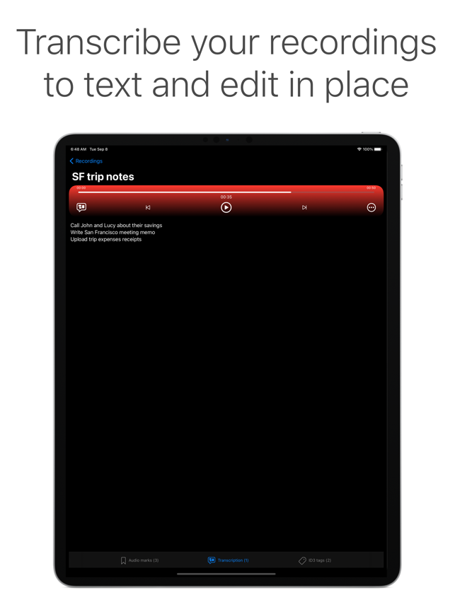 ‎Professionele voicerecorder-screenshot