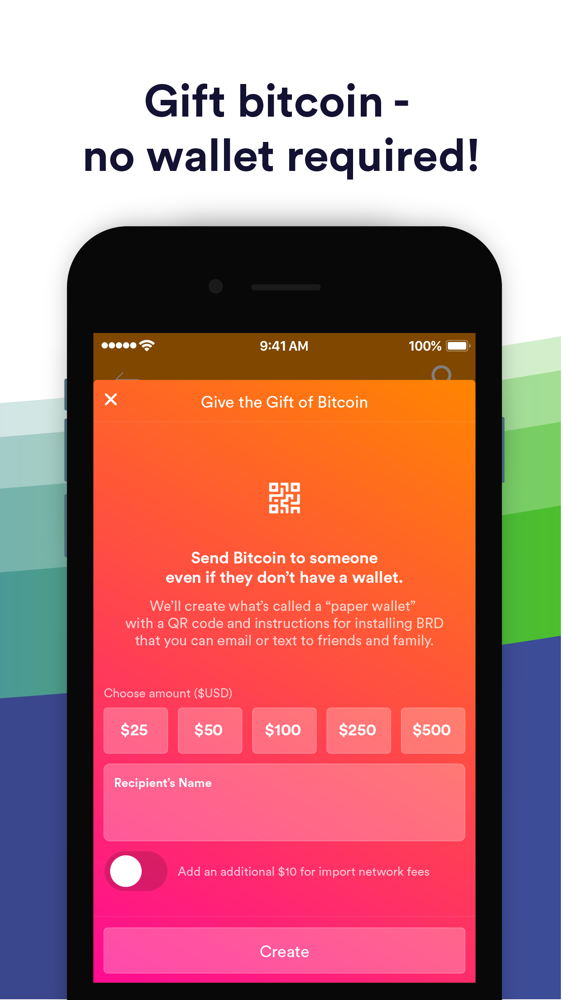 BRD Bitcoin Wallet. BTC, Ether App for iPhone Free