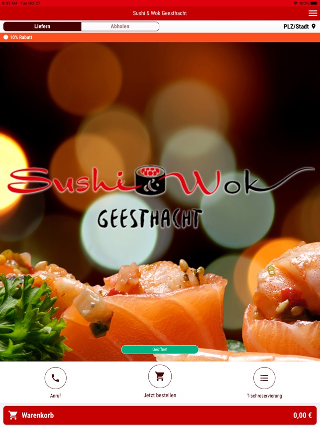 Sushi & Wok Geesthacht im App Store