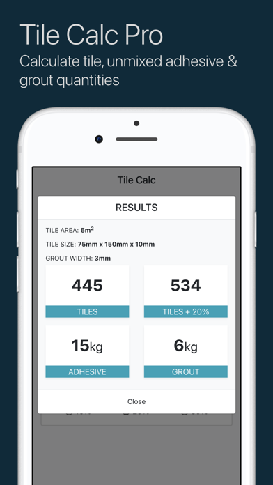 Tile Calc screenshot 2