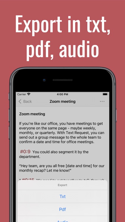 Audio Notes: Record Voice Memo screenshot-3