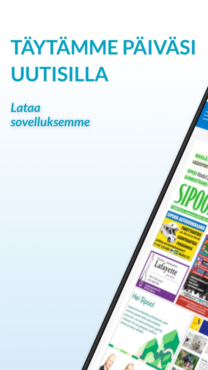 Sipoon Sanomat päivän lehti