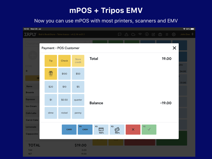 Erply POS with TriPOS and Star