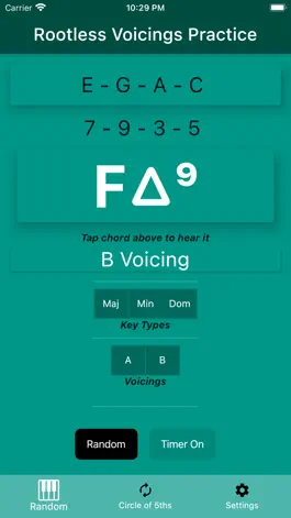 Game screenshot Rootless Voicings hack