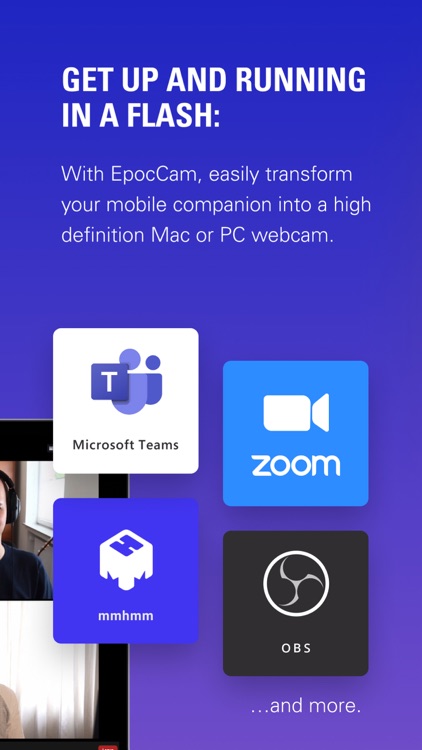 EpocCam Webcam for Mac and PC