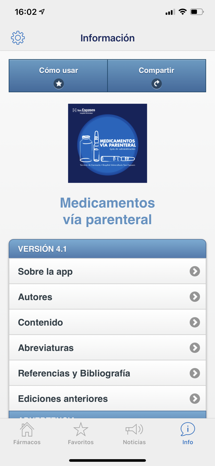 Medicamentos vía parenteral