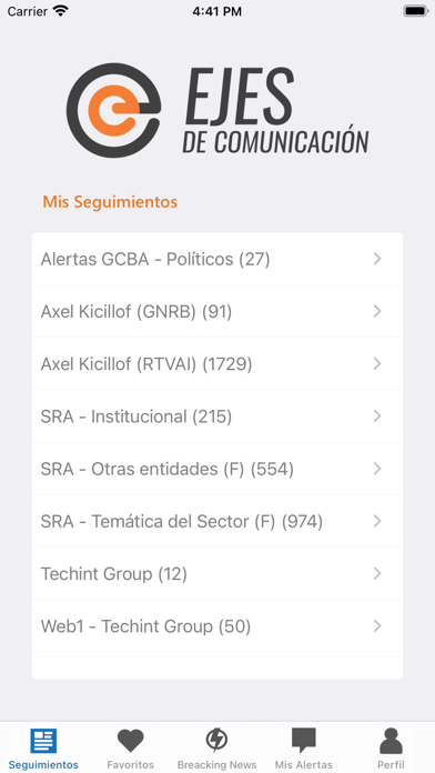 Ejes Screenshot