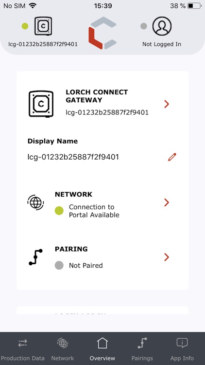 Lorch Connect Gateway App(LCG)