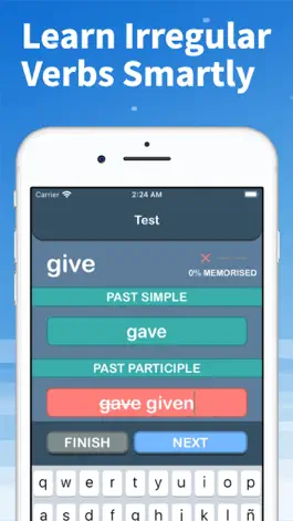 Game screenshot Irregular Verbs: Learn English mod apk