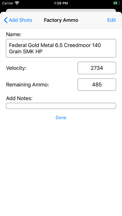 IBI Shotcounter Screenshot