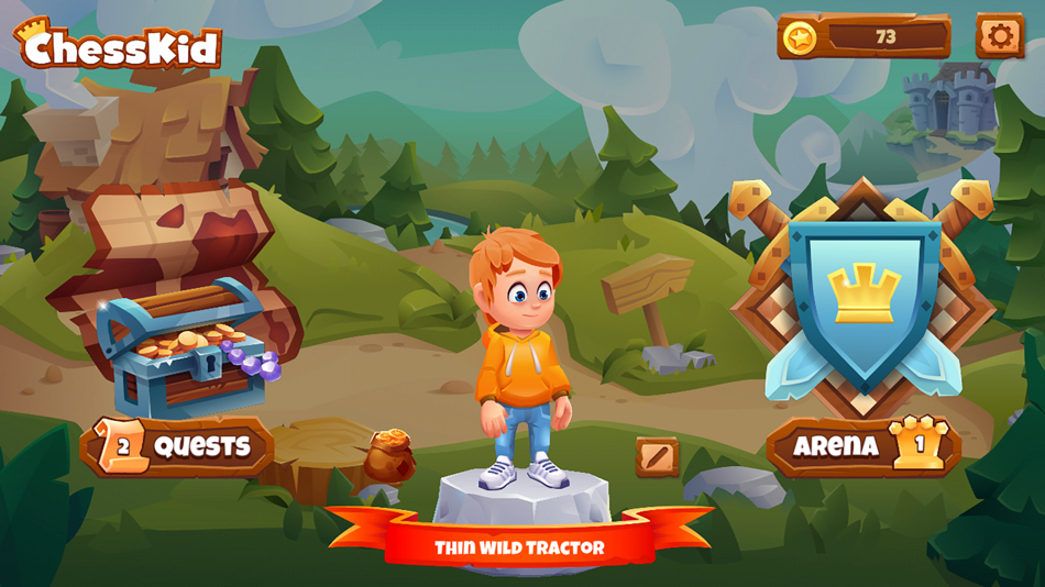 #2. Chess Adventure for Kids (iOS) Podle: Chess.com