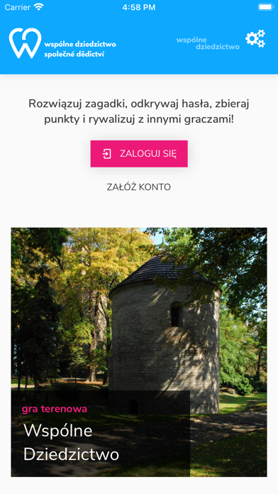 Wspólne Dziedzictwo - gra Screenshot