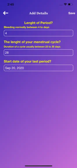 Game screenshot Track Your Period hack