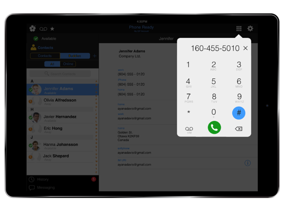 Screenshot #4 pour Servpac Inc VoIP Softphone