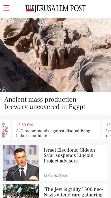 The Jerusalem Post Screenshot