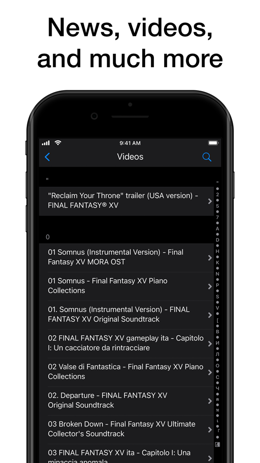 #10. PW for Final Fantasy XV (iOS) 由: Dmytro Momotov