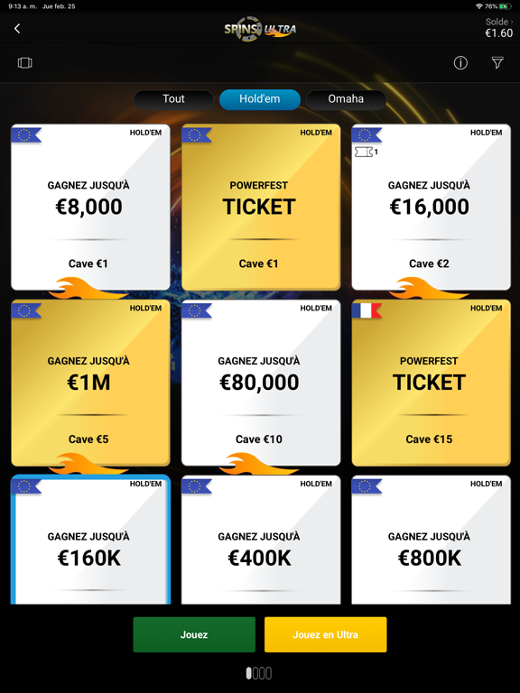 Screenshot #5 pour bwin: Jouer au Poker en Ligne