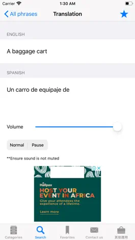 Game screenshot English to Spanish Phrasebook apk