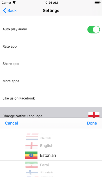 Screenshot #2 pour Learn Afrikaans Offine Travel