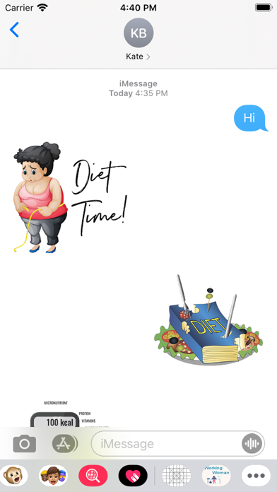 Diet Stickers 2021 Screenshot