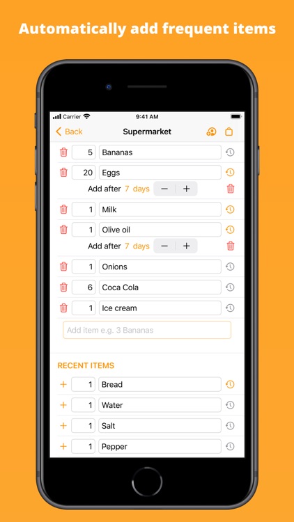 Smart Shopping List - Shared