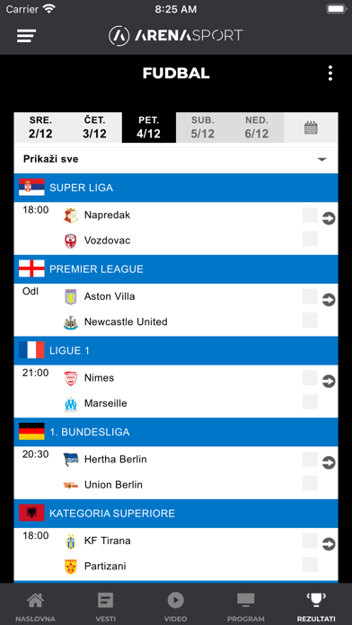 Arena Sport TV Screenshot