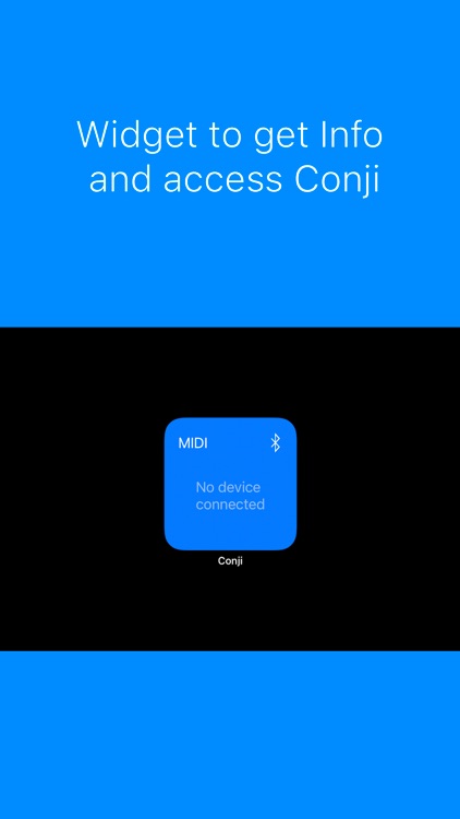 Conji - Bluetooth LE MIDI