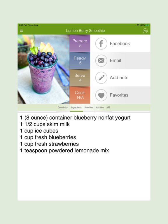 Screenshot #6 pour Healthy - Smoothies Recipe
