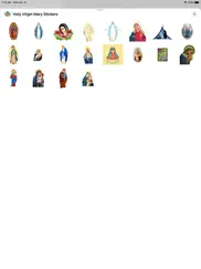 holy virgin mary stickers ipad capturas de pantalla 2